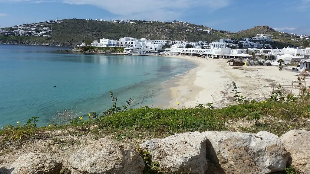Beachfront Mykon Villa Platys Gialos  Grækenland