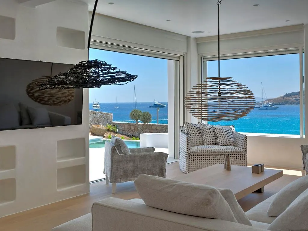Beachfront Mykon Villa Platys Gialos   Platys Gialos (Mykonos)