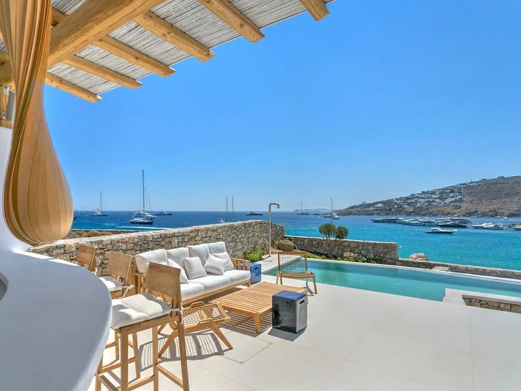 Beachfront Mykon Villa Platys Gialos